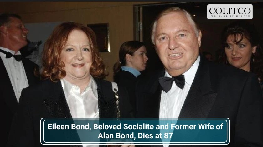 Eileen Bond red hair laughing